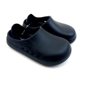 Toddler Sandal Shoes Size 7 Rubber Ankle Strap Black Children Kids Footwear